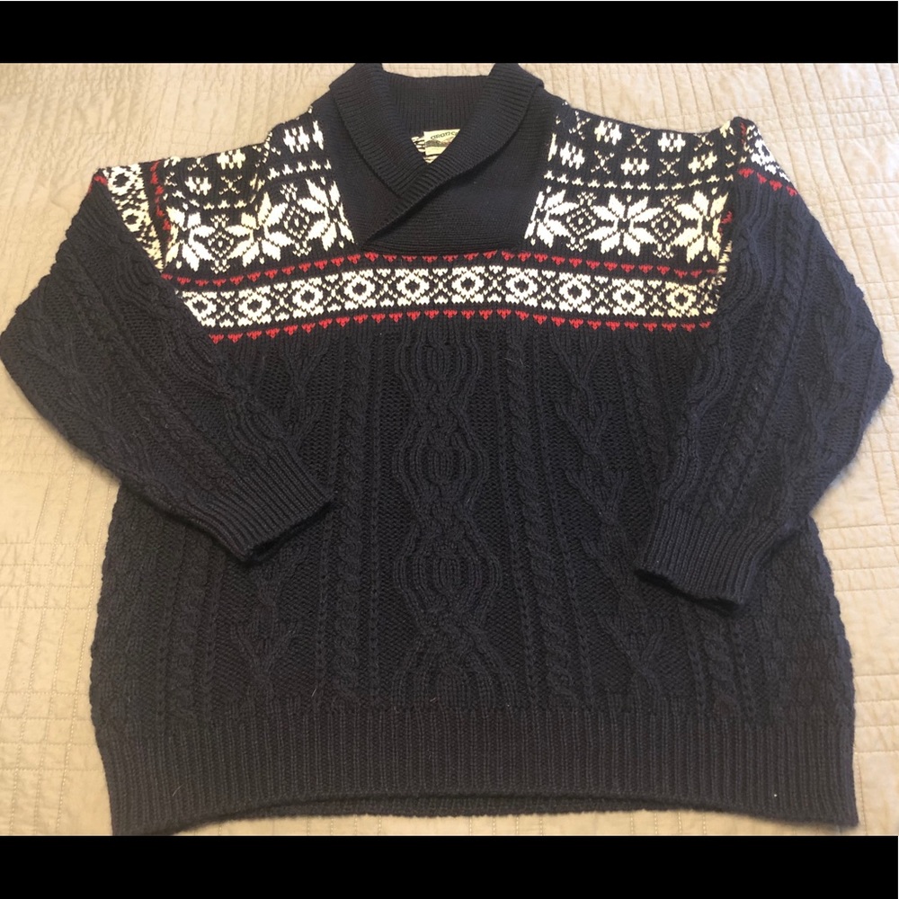 Arancrafts Shawl Sweater